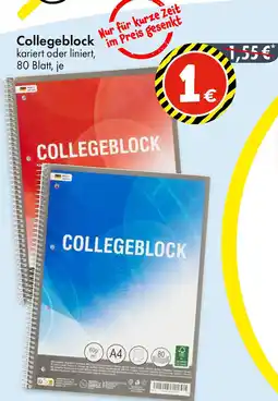 TEDi Collegeblock Angebot