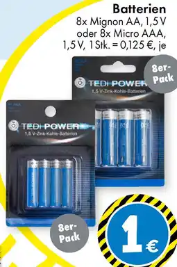 TEDi Batterien Angebot