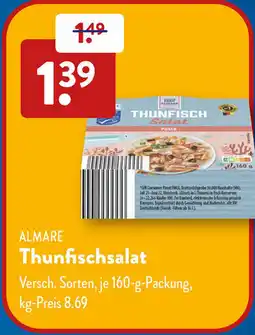 Aldi Süd ALMARE Thunfischsalat Angebot