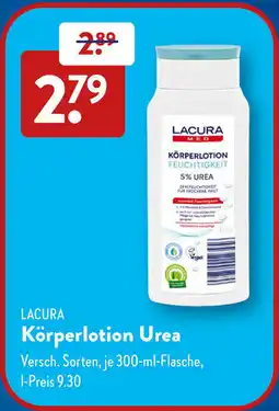 Aldi Süd LACURA Körperlotion Urea Angebot