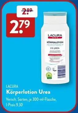 Aldi Süd LACURA Körperlotion Urea Angebot