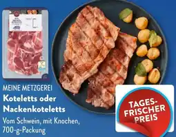 Aldi Süd MEINE METZGEREI Koteletts oder Nackenkoteletts Angebot