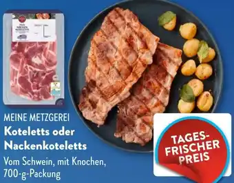 Aldi Süd MEINE METZGEREI Koteletts oder Nackenkoteletts Angebot