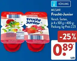 Aldi Süd MILSANI Frucht-Junior Angebot