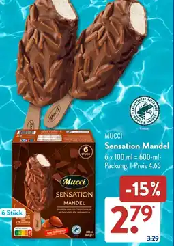 Aldi Süd MUCCI Sensation Mandel Angebot