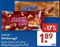 Aldi Süd CHOCEUR Schokoriegel Angebot