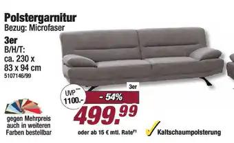 Poco Polstergarnitur 3er Angebot