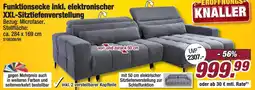 Poco Funktionsecke inkl. elektronischer XXL-Sitztiefenverstellung Angebot