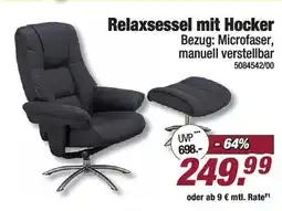 Poco Relaxsessel mit Hocker Angebot
