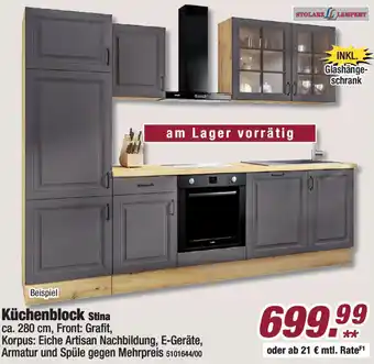 Poco STOLARZ LEMPERT Küchenblock Stina Angebot