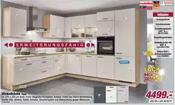 Poco nobilia-BOSCH Winkelküche Flash Angebot
