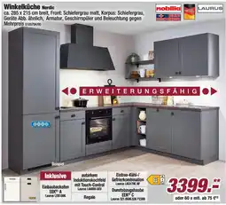 Poco nobilia-LAURUS Winkelküche Nordic Angebot
