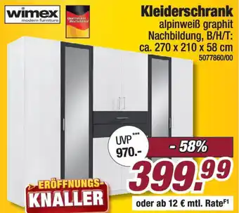 Poco wimex Kleiderschrank Angebot