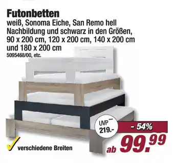 Poco Futonbetten Angebot