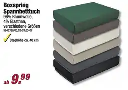 Poco Boxspring Spannbetttuch Angebot