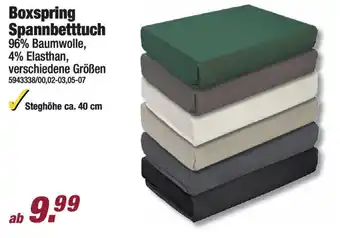 Poco Boxspring Spannbetttuch Angebot