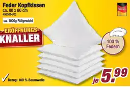 Poco Feder Kopfkissen Angebot