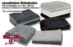 Poco verschiedene Wohndecken Angebot