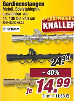 Poco Gardinenstangen Angebot