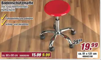 Poco Bodenschutzmatte Angebot