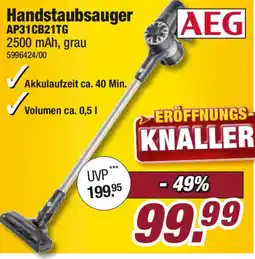 Poco AEG Handstaubsauger AP31CB21TG Angebot