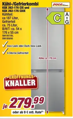 Poco Kühl-/Gefrierkombi POCO Line Angebot