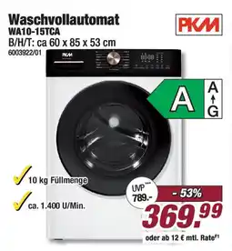Poco PKM Waschvollautomat WA10-15TCA Angebot