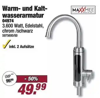 Poco MAXXMEE Warm- und Kalt- wasserarmatur Angebot