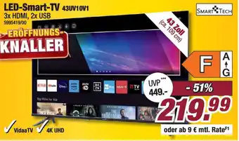 Poco SMART TECH LED-Smart-TV 43UV10V1 Angebot