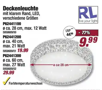 Poco RL Deckenleuchte Angebot