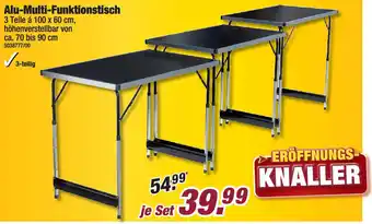 Poco Alu-Multi-Funktionstisch Angebot
