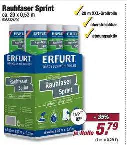 Poco Rauhfaser Sprint Angebot