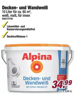 Poco Alpina Decken- und Wandweiß Angebot