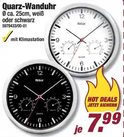 Poco Quarz-Wanduhr Angebot