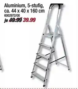 Poco Haushaltsleiter Aluminium, 5-stufig Angebot