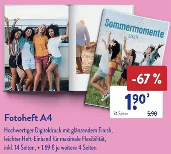 Aldi Süd Fotoheft A4 Angebot