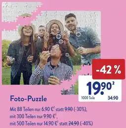 Aldi Süd Foto-Puzzle Angebot