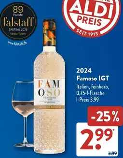 Aldi Süd 2024 Famoso IGT Angebot