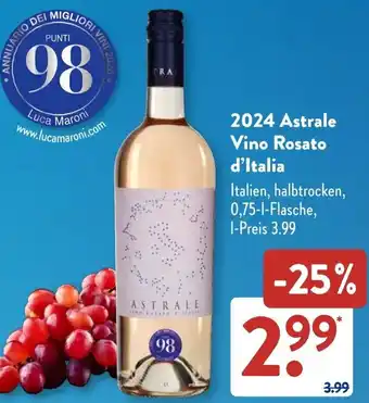 Aldi Süd 2024 Astrale Vino Rosato d'Italia Angebot
