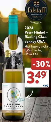 Aldi Süd 2024 Peter Hinkel Riesling Chardonnay QbA Angebot