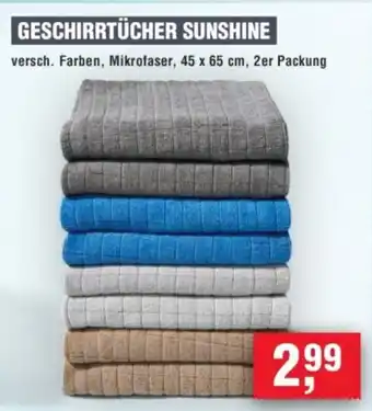 Handelshof GESCHIRRTÜCHER SUNSHINE Angebot
