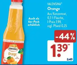 Aldi Süd VALENSINA Orange Angebot