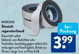 Aldi Süd WORKZONE Stretch reparaturband Angebot