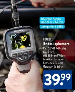 Aldi Süd FERREX Endoskopkamera Angebot