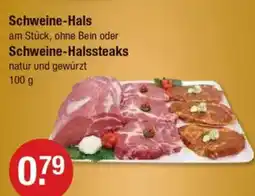 V Markt Schweine-Hals oder Schweine-Halssteaks Angebot