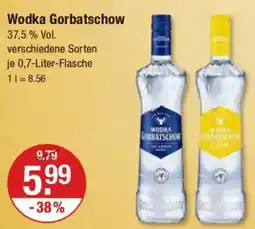 V Markt Wodka Gorbatschow 37,5% Vol. Angebot