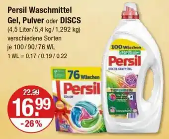 V Markt Persil Waschmittel Angebot