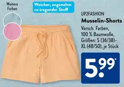 Aldi Süd UP2FASHION Musselin-Shorts Angebot