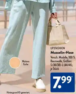 Aldi Süd UP2FASHION Musselin-Hose Angebot