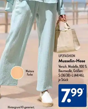 Aldi Süd UP2FASHION Musselin-Hose Angebot